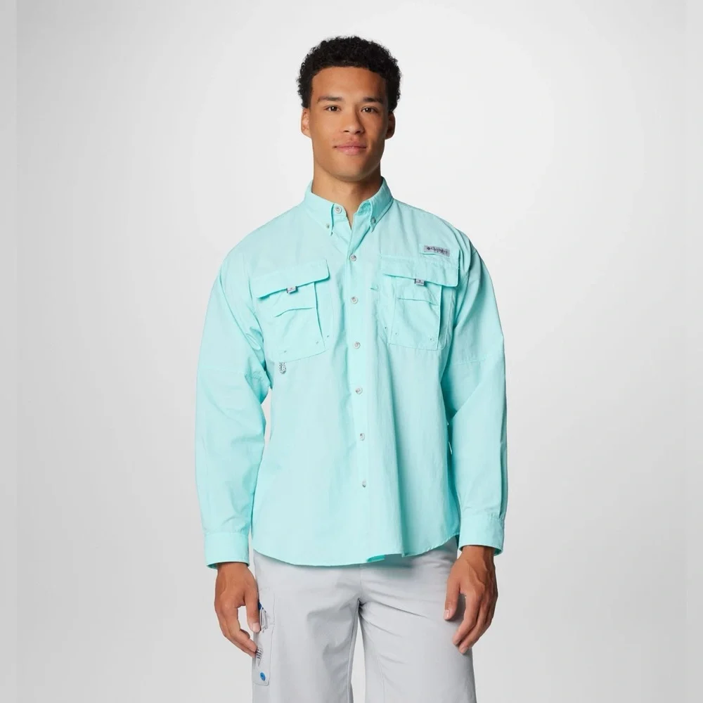 Men’s PFG Bahama™ II Long Sleeve Shirt, Size S - Picture 1 of 7